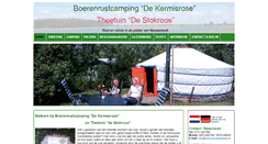 Desktop Screenshot of boerenrustcamping.nl